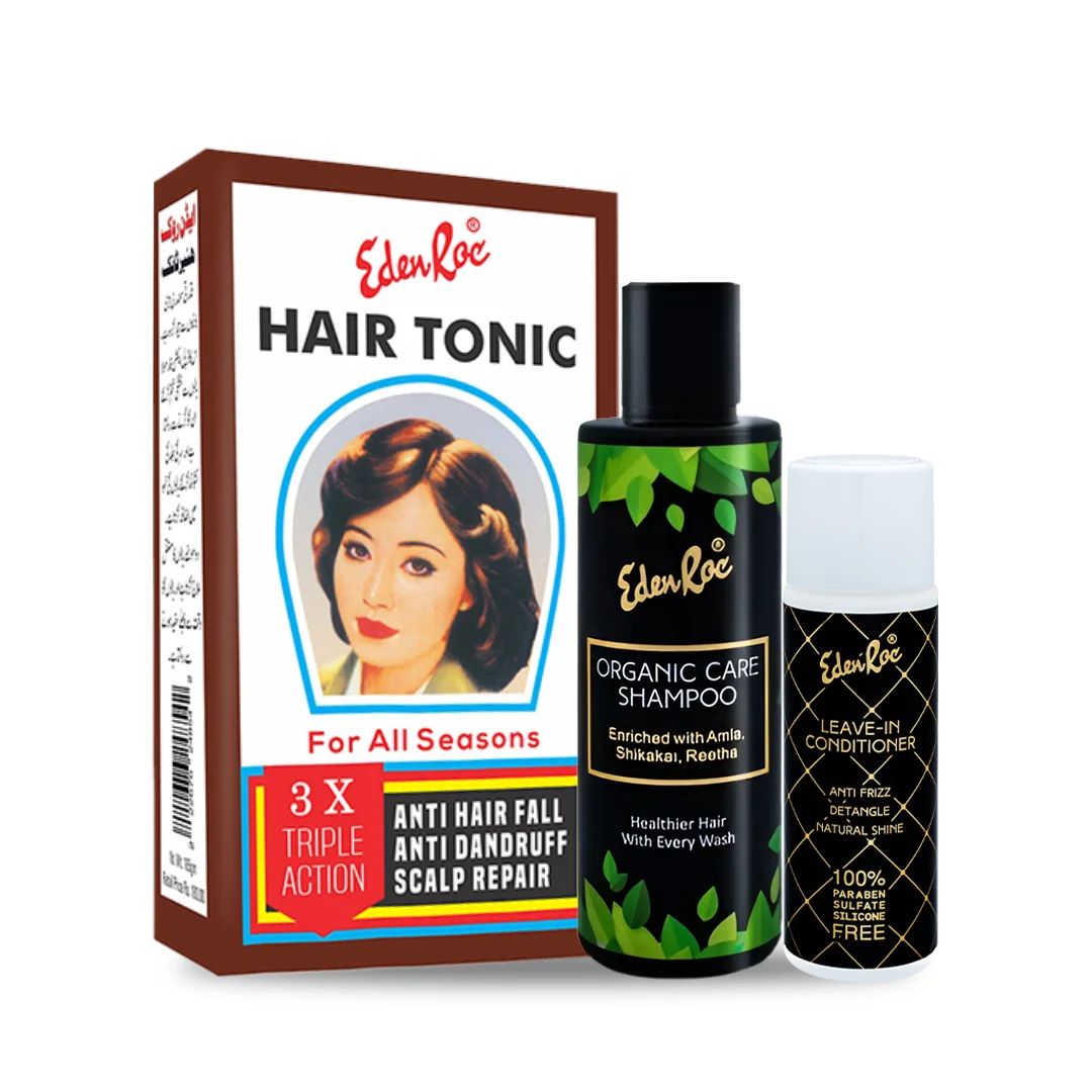 Organic Care Shampoo, Leave-In Conditioner & Hair Tonic (95gm)