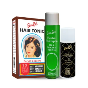 Herbal Shampoo, Leave In Hair Conditioner & Hair Tonic (95gm)