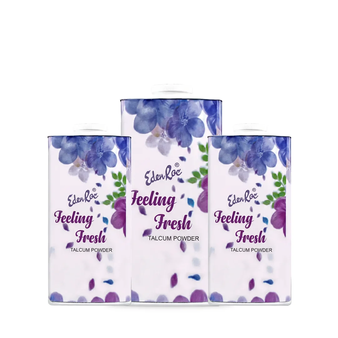 Pack of 3 Feeling Fresh Perfumed Talc