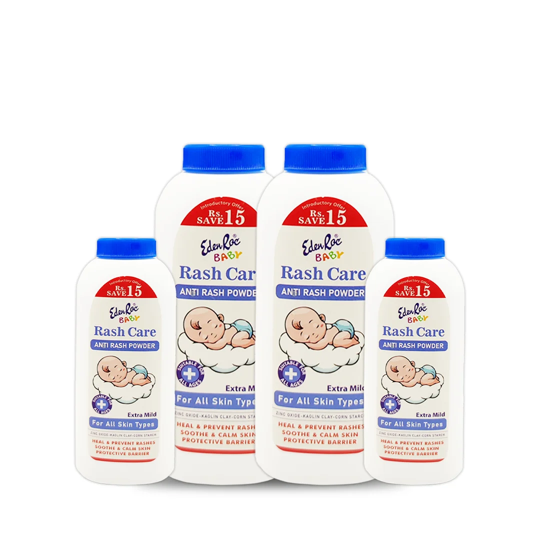 Pack of 4 Baby Rash Care Powder