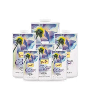 Pack of 6 Eden Roc Blue Classic Perfumed Talc