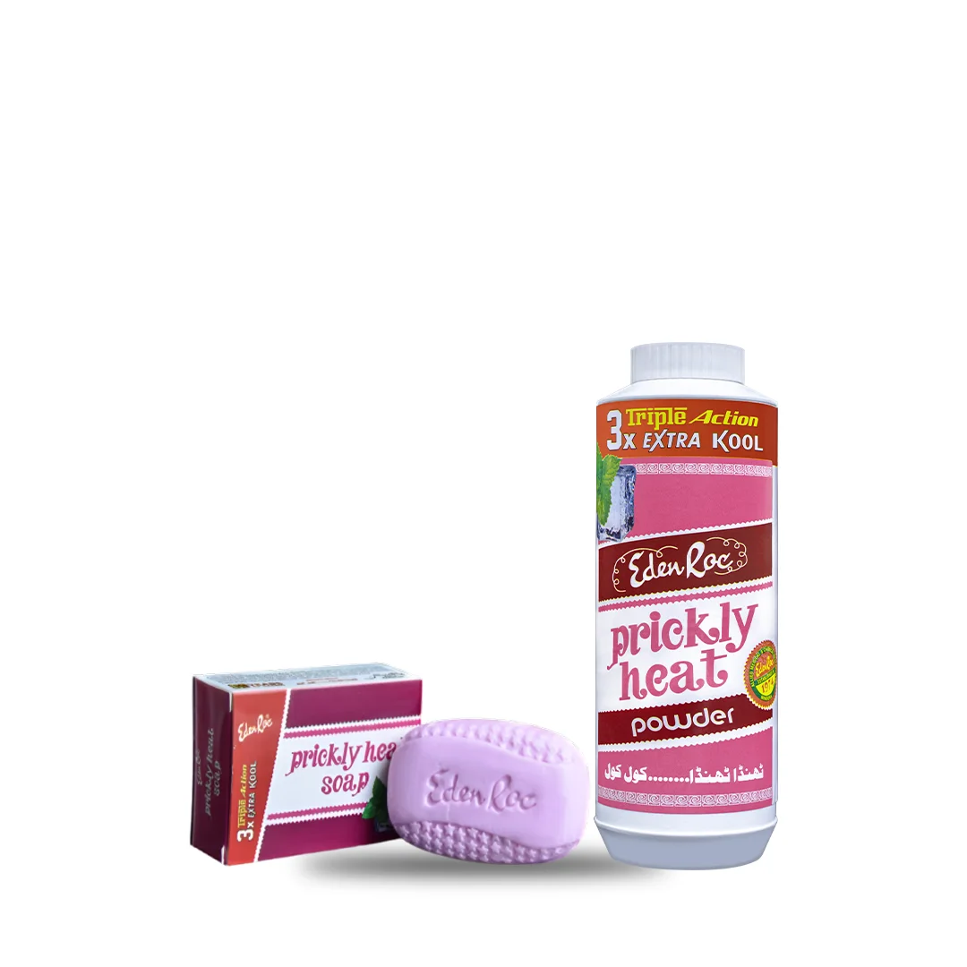 Save Rs. 20 on Eden Roc Prickly Heat Soap and Prickly Heat Powder (225gm)